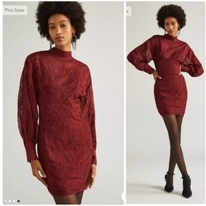 Anthropologie Lace Mini Dress size